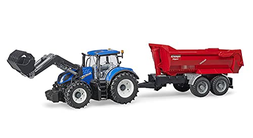 Bruder 03121 New Holland T7.315 Coche teledirigido con Carga Frontal