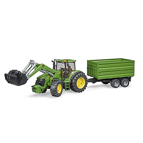 Bruder- John Deere, Color Negro, Verde y Amarillo (3055)