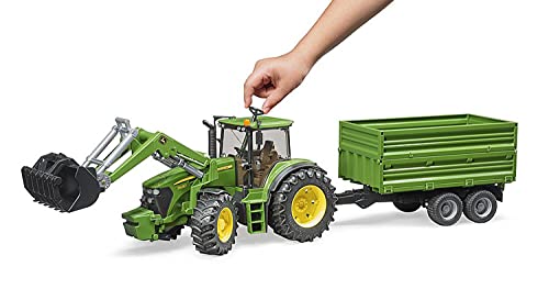 Bruder- John Deere, Color Negro, Verde y Amarillo (3055)