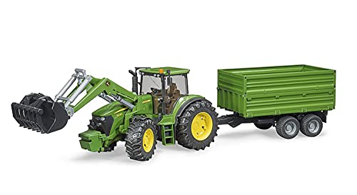 Bruder- John Deere, Color Negro, Verde y Amarillo (3055)