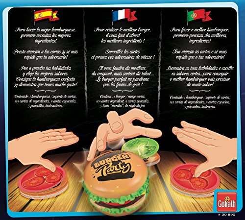 Burger Party - Juego de Cartas (Goliath 30890)