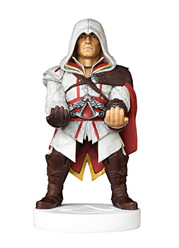 Cable guy Ezio de Assassin’s Creed, soporte de sujeción o carga para mando de consola y/o smartphone de tu personaje favorito con licencia de Ubisoft. Producto con licencia oficial. Exquisite Gaming