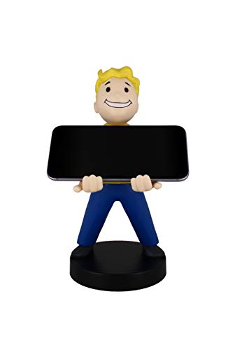 Cable guy Vault Boy Fallout 76, soporte de sujeción y/o carga para mando de consola y/o smartphone de tu personaje favorito con licencia de Bethesda.