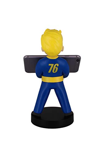 Cable guy Vault Boy Fallout 76, soporte de sujeción y/o carga para mando de consola y/o smartphone de tu personaje favorito con licencia de Bethesda.