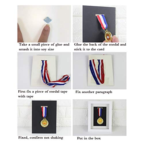 Caja expositora Insignias Caja exhibición medallas Marco para exhibir medallas,Medalla de Deportes Cuadro 3D Marcos de Fotos,para Mostrar Guerra Se ,puede seleccionar el tamaño marco de madera maciza