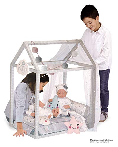 Cama Casita Madera de Muñecas Martín Decuevas 54929