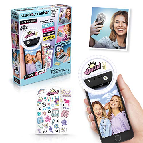 Canal Toys- Studio Creator Selfie Ring Light, Color Blanco (INF005)