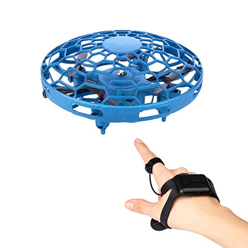 CANOPUS Mini Drone para Niños y Adultos, Recargable UFO Drone, Control Remoto con Reloj de Pulsera, UFO Flying Ball, fácil de operar, Navidad, Regalo de cumpleaños