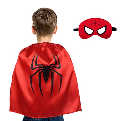 Capa de Superhéroe para Niños - Miotlsy Divertidos Superhéroes Capas para Niños - Disfraces Infantiles para Cosplay de Fiesta de cumpleaños - Juguetes para Niños y Niñas (9pcs )