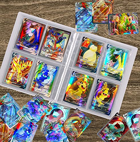 Carpeta compatible con tarjetas Pokemon, Álbum Tarjetero libro compatible con Cartas Pokemon, Álbumes de tarjetas coleccionables, Capacidad para tarjetas de 30 páginas y 240 (SDQ-PIKACHU)