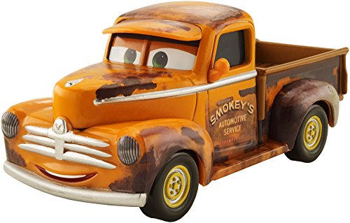 Cars 3-DXV37, Coche Smokey, Mattel Spain DXV37, Colores Surtidos