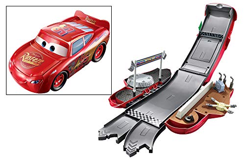 Cars Disney 3 - Rayo Mcqueen Coche Pista 2 en 1 (Mattel DVF38)