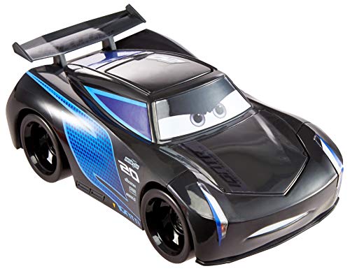 Cars Jackson Storm Track Talkers Coche de juguete con sonidos, juguete para niños +3 años (Mattel GTK87)