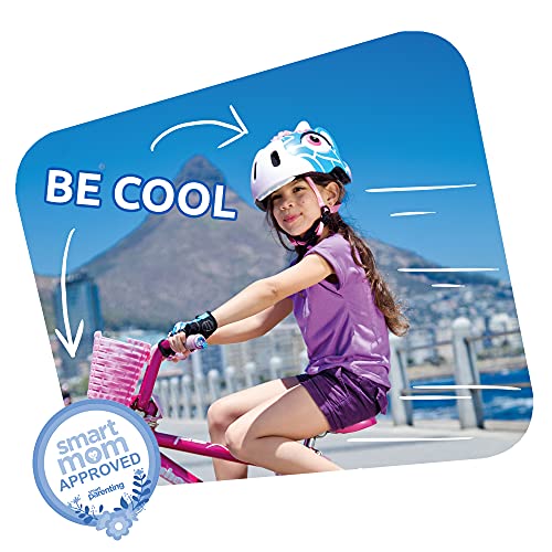 Casco de Bici para niños | Casco de Bici para niños y niñas pequeños, niños y niñas patinetes eléctricos, triciclos, Skateboarding y bicis | Casco Ciclismo Animales niño (Zebra)