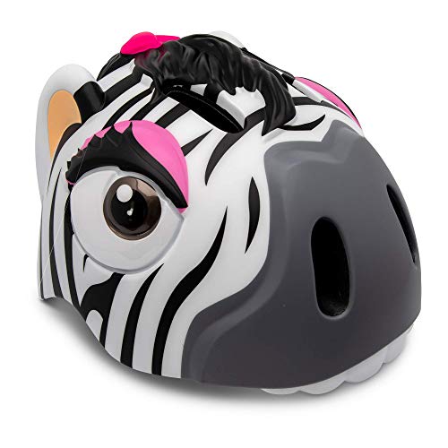 Casco de Bici para niños | Casco de Bici para niños y niñas pequeños, niños y niñas patinetes eléctricos, triciclos, Skateboarding y bicis | Casco Ciclismo Animales niño (Zebra)