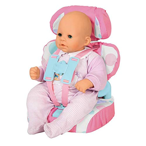 Casdon Baby Huggles Doll Car Booster Seat Pink For Dolls Up To 46cm