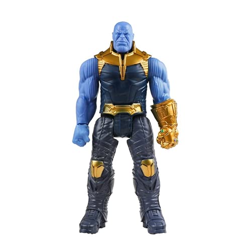 CBSTD Figuras de acción de los Vengadores, Titan Hero, Hulk Ultimate, Spider-Man, Pantera Negra, Juguetes niños, 30cm/12 Pulgadas (Thanos no Box)