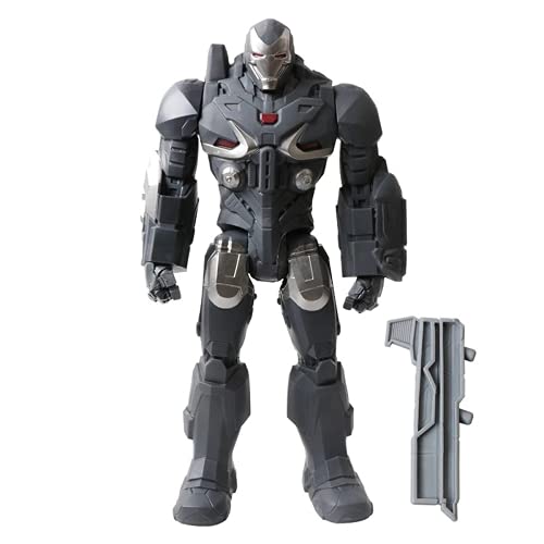 CBSTD Figuras de acción de los Vengadores, Titan Hero, Hulk Ultimate, Spider-Man, Pantera Negra, Juguetes niños, 30cm/12 Pulgadas (War Machine with Box)