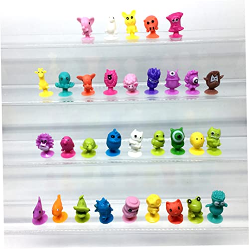 cdzhouji 10pcs Kids Dibujos Animados Little Monsters Figuras De Acción Juguetes Mini Monster Sucker Suction Cup Toys - Color Aleatorio