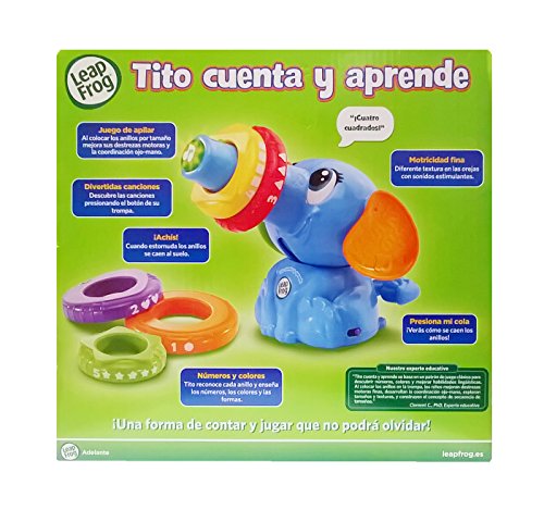 Cefa Toys- Tito Cuenta Y Aprende, Multicolor (705)