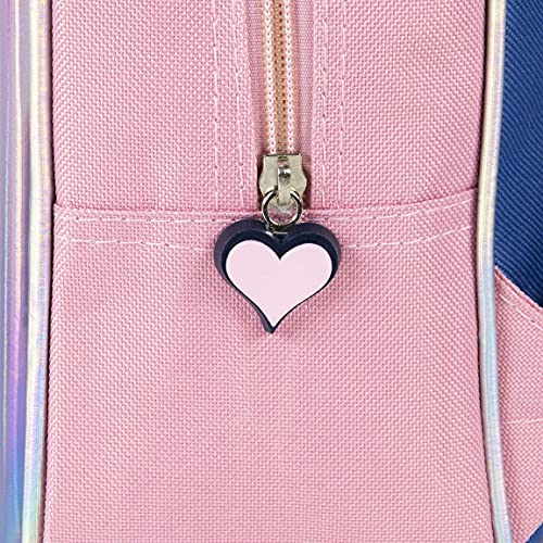 CERDÁ LIFE'S LITTLE MOMENTS, Mochila Infantil con Burbuja y Confetti de Minnie-Licencia Oficial Disney para Niñas, Rosa, Edad recomendada-2-6 años