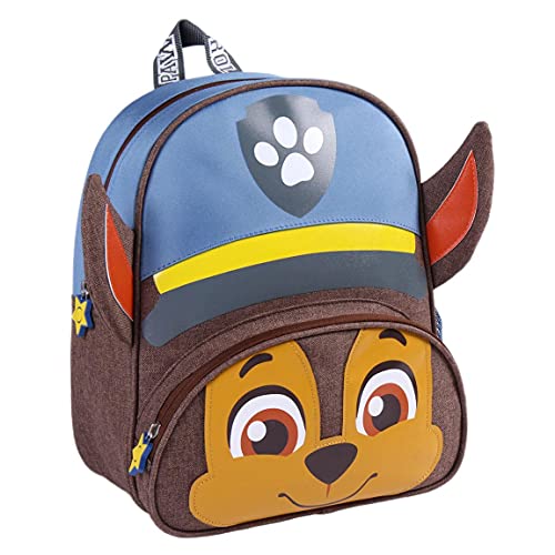 CERDÁ LIFE'S LITTLE MOMENTS, Mochila Paw Patrol Guarderia-Licencia Oficial Nickelodeon para Niños, Azul, Edades recomendadas-3-6 años