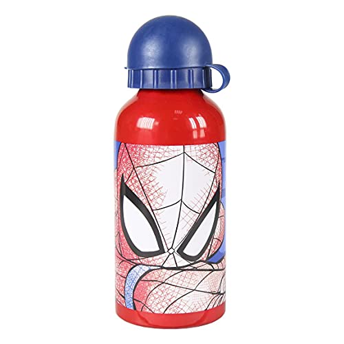 Cerdá, Mochila con Botella de Agua Infantil de Spiderman-Licencia Oficial Marvel Studios Unisex niños, Multicolor, 250X310X100MM