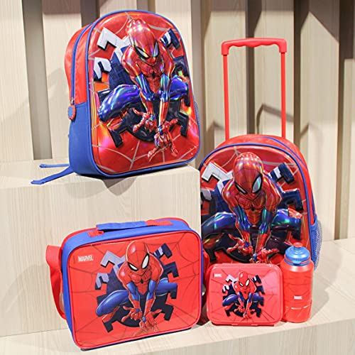 Cerdá, Mochila Infantil 1-5 Años de Spiderman con Licencia Oficial de Marvel Studios-Medidas 25 x 31 x 10 cm Unisex niños, Multicolor, 260X310X100MM