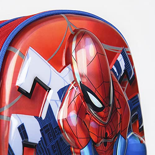 Cerdá, Mochila Infantil 1-5 Años de Spiderman con Licencia Oficial de Marvel Studios-Medidas 25 x 31 x 10 cm Unisex niños, Multicolor, 260X310X100MM