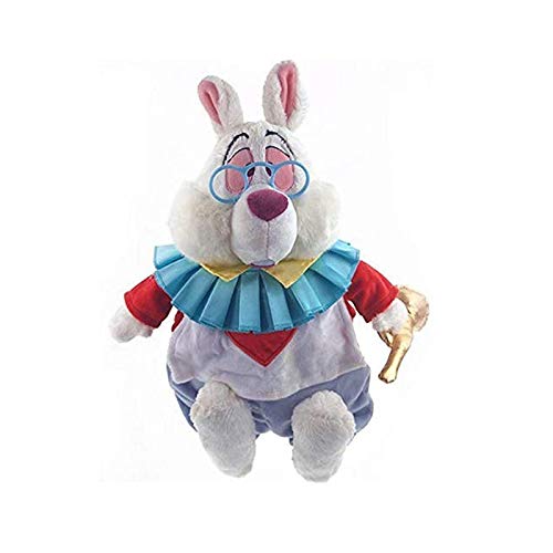 cgzlnl 35Cm Alicia En El País De Las Maravillas Conejo Blanco De Dibujos Animados Lindo Peluche De Juguete, Muñeca Niños Cumpleaños Conejito Grande Almohada