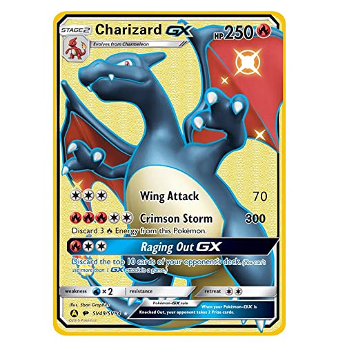 Charizard Gold Vmax DX GX tarjeta de metal chapado en oro chapado en oro serie Diablo, tarjeta súper rara, el mejor regalo para coleccionistas y niños (3 piezas)