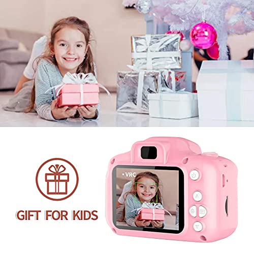 CHENAN Cámara Digital para Niños 1080P Cámara de Fotos para Niños Juguete Regalos Ideales para Niños Niñas de 3-10 Años con Tarjeta de Memoria Micro SD 32GB (Rosa)