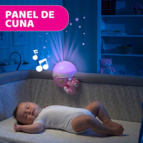 Chicco- First Dreams: Next 2 Stars Big & Small Proyector, Color rosa (7647100000)