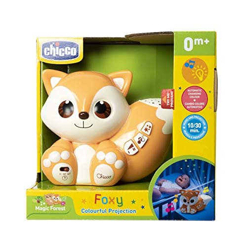 Chicco-Foxy Proyector De Colores Cuna, Naranja. (00010064000000)