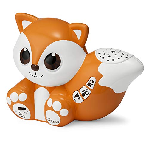 Chicco-Foxy Proyector De Colores Cuna, Naranja. (00010064000000)