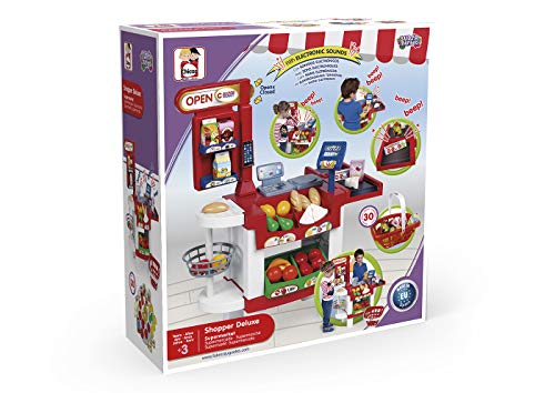 Chicos - Supermercado Shopper Deluxe, Tienda de Juguete con Sonido y 30 Accesorios Incluidos, a Partir de 3 Años, Medidas - 73.5 x 50 x 91.1 cm (84104)