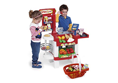 Chicos - Supermercado Shopper Deluxe, Tienda de Juguete con Sonido y 30 Accesorios Incluidos, a Partir de 3 Años, Medidas - 73.5 x 50 x 91.1 cm (84104)