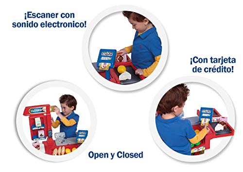 Chicos - Supermercado Shopper Deluxe, Tienda de Juguete con Sonido y 30 Accesorios Incluidos, a Partir de 3 Años, Medidas - 73.5 x 50 x 91.1 cm (84104)