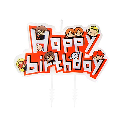 Cinereplicas Velas de cumpleaños Harry Potter - Kawaii (Juego de 10 + 1 Happy Birthday)