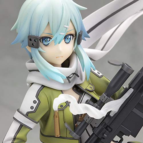 CLDP Sword Art Online Ⅱ Asada Shino Ggo Figura De Acción Cruzando Obstáculos Estatua De Anime para Niños Regalos De Juguete High 9 Pulgadas