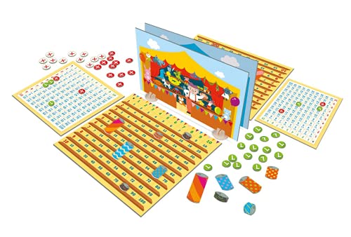 Clementoni-55407 - Batalla de las Tablas - juego educativo a partir de 7 años