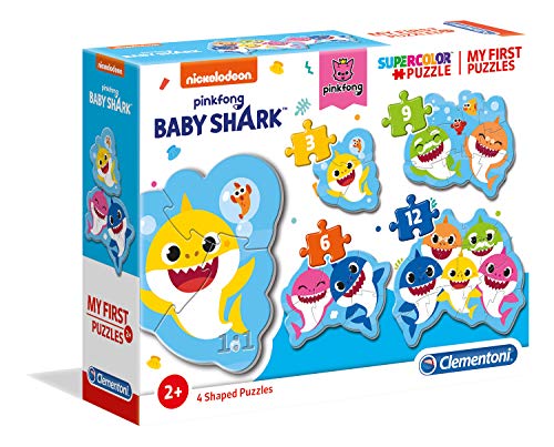 Clementoni-Baby Shark My First Puzzle Pinkfong Puzle, Color (20828)