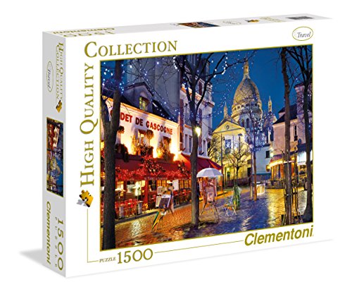 Clementoni- Collection: Paris-Montmartre Los Pingüinos De Madagascar Puzzle, 1500 Piezas, Multicolor (31999)