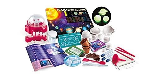 Clementoni Juego Lab-Super científicos químicos, Kit de experimentos Ciencia, Laboratorio científico 8 años, Manual en Italiano, Fabricado en Italia, Multicolor, 19244