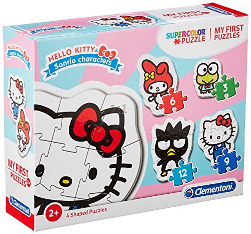 Clementoni- My First Puzzle 3,6,9,12 Piezas Hello Kitty (20818.0)