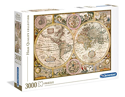 Clementoni Puzzle Collection Mapa Antiguo, 3000 Piezas, Color (33531)