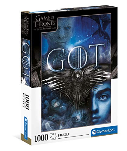 Clementoni- PZL 1000 Juego DE Tronos Game of Thrones Puzzle Adulto, Multicolor (39589)