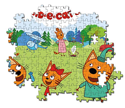 Clementoni- PZL 104 Colorear Kid Y Cats Puzzle Infantil, Multicolor (25707)