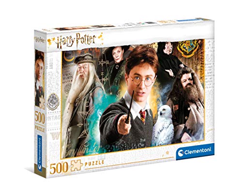 Clementoni- PZL 500 HQC Harry Potter Puzzle Adulto, Multicolor (35083)