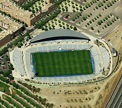 CMO Modelo de Rompecabezas Deportivo en 3D, Modelo de Rompecabezas Getafe Stadium, Juguetes y Regalos para niños, 16 Pulgadas × 14,2 Pulgadas × 3,3 Pulgadas